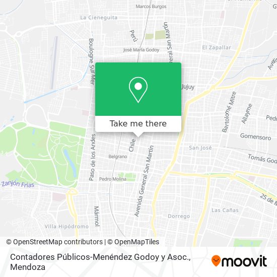 Mapa de Contadores Públicos-Menéndez Godoy y Asoc.