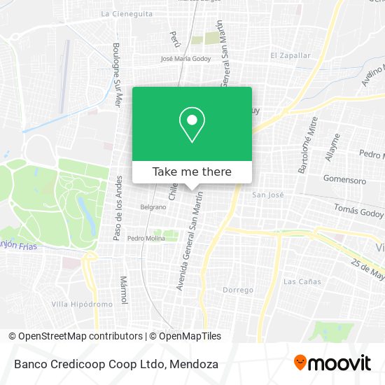 Banco Credicoop Coop Ltdo map