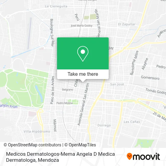 Medicos Dermatologos-Mema Angela D Medica Dermatologa map