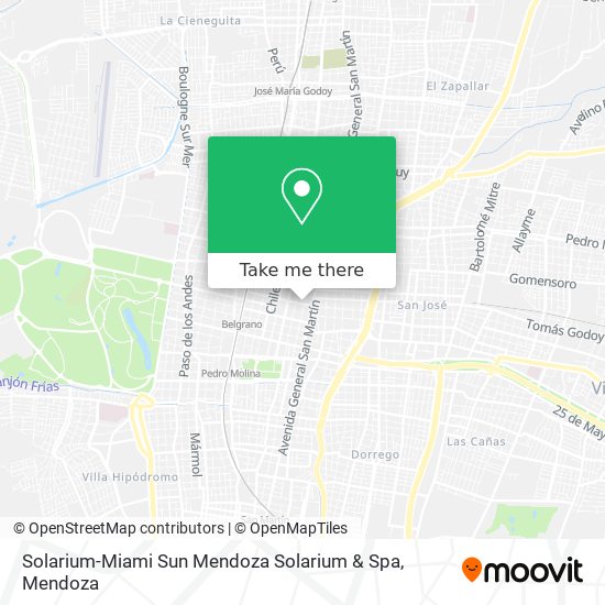 Solarium-Miami Sun Mendoza Solarium & Spa map