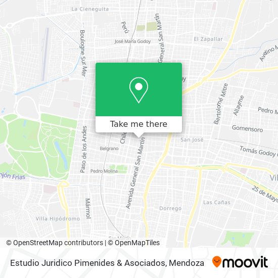 Estudio Juridico Pimenides & Asociados map