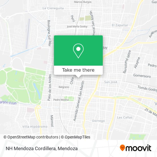 Mapa de NH Mendoza Cordillera