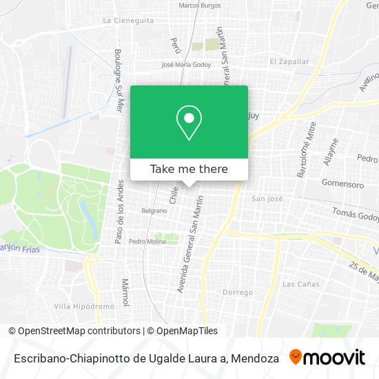 Escribano-Chiapinotto de Ugalde Laura a map
