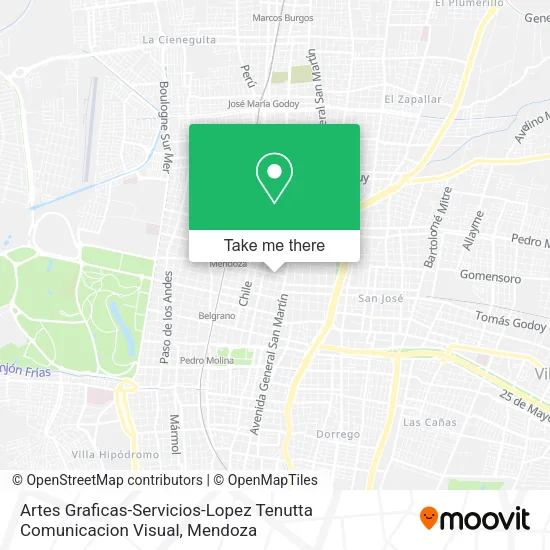 Mapa de Artes Graficas-Servicios-Lopez Tenutta Comunicacion Visual