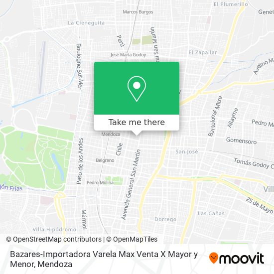 Bazares-Importadora Varela Max Venta X Mayor y Menor map