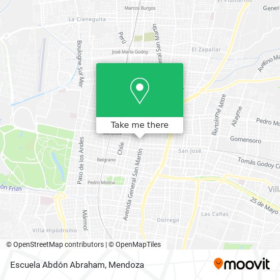 Escuela Abdón Abraham map
