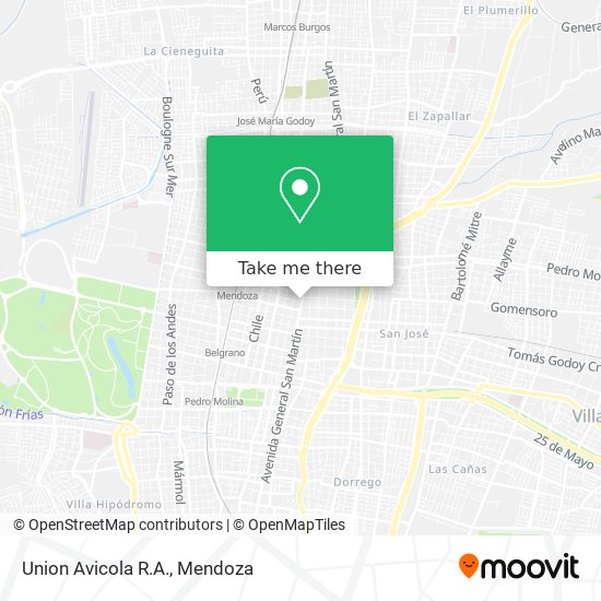 Mapa de Union Avicola R.A.