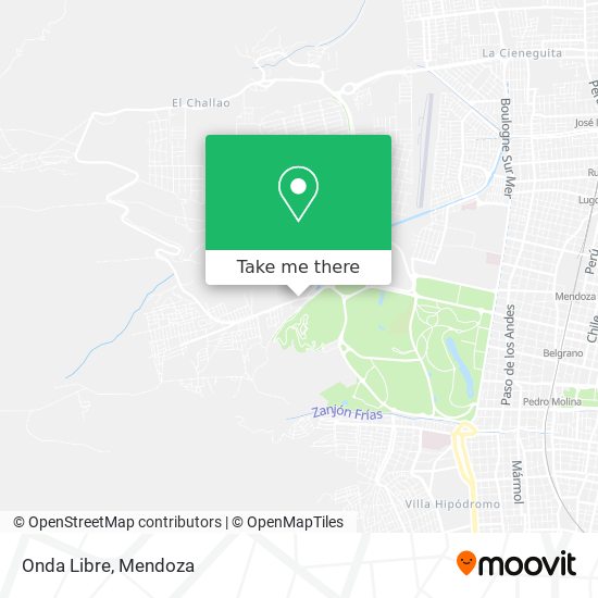 Onda Libre map