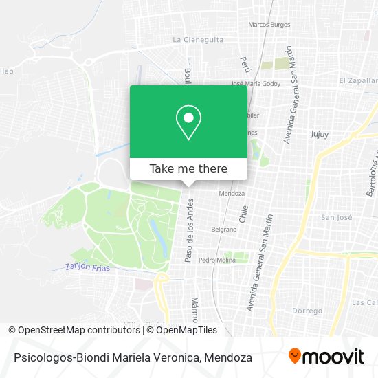 Psicologos-Biondi Mariela Veronica map