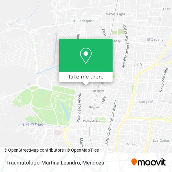 Traumatologo-Martina Leandro map