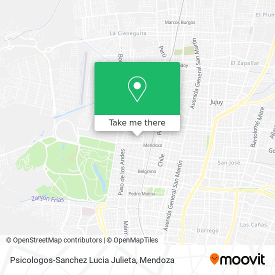 Psicologos-Sanchez Lucia Julieta map