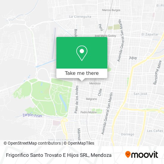 Frigorifico Santo Trovato E Hijos SRL map