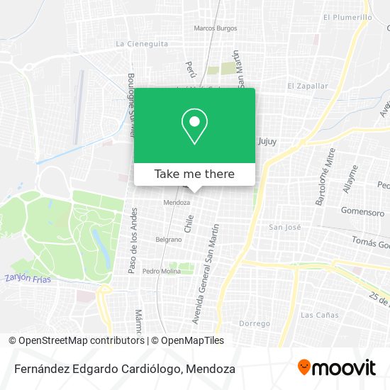 Mapa de Fernández Edgardo Cardiólogo