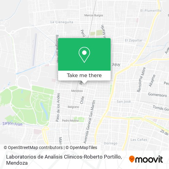 Mapa de Laboratorios de Analisis Clinicos-Roberto Portillo