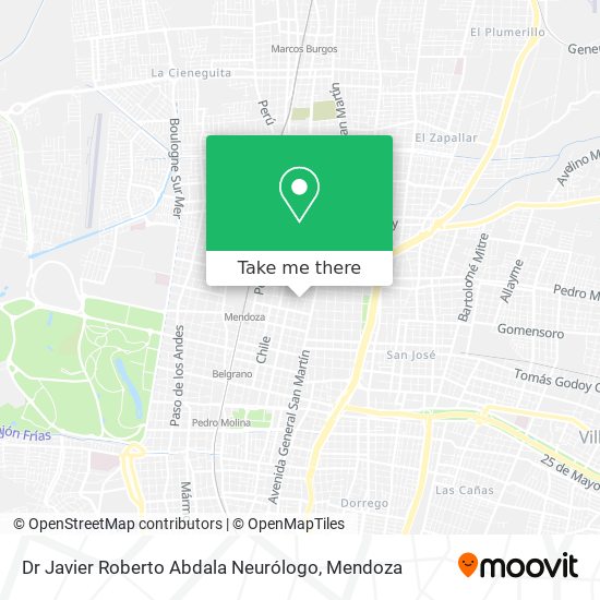 Dr Javier Roberto Abdala Neurólogo map