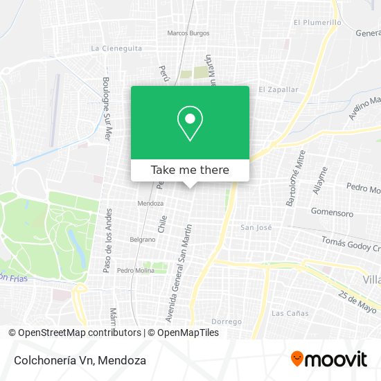 Mapa de Colchonería Vn