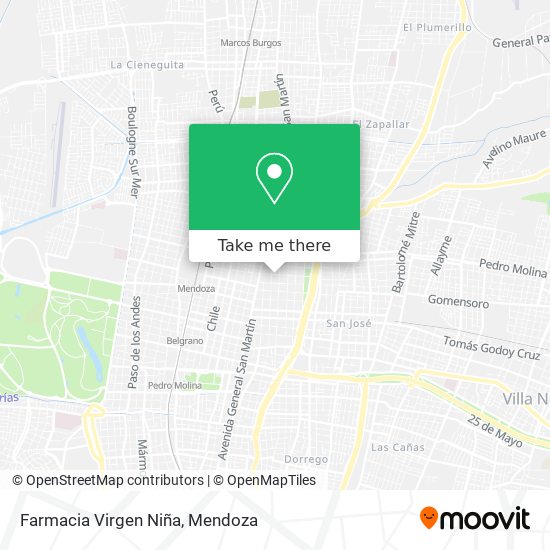 Farmacia Virgen Niña map