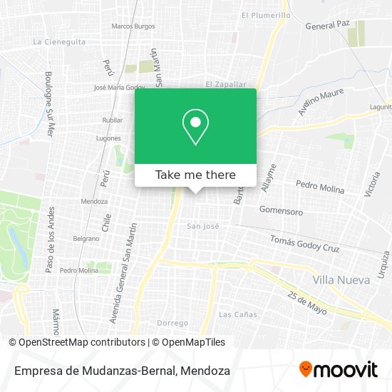 Empresa de Mudanzas-Bernal map