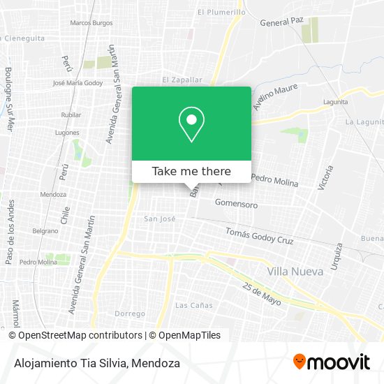 Alojamiento Tia Silvia map