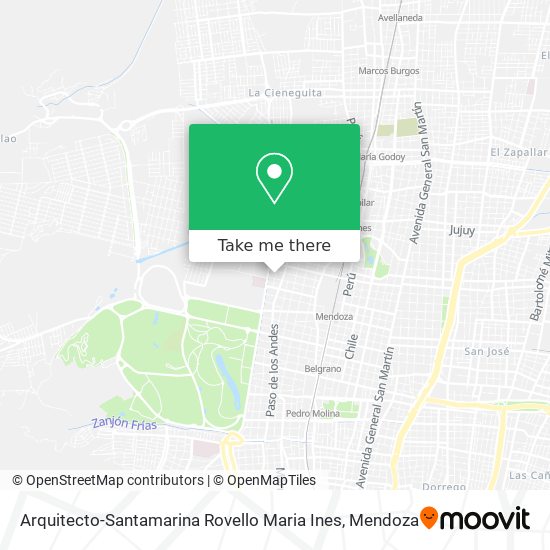 Mapa de Arquitecto-Santamarina Rovello Maria Ines