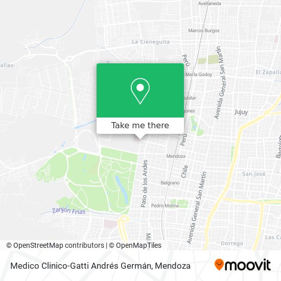 Mapa de Medico Clinico-Gatti Andrés Germán