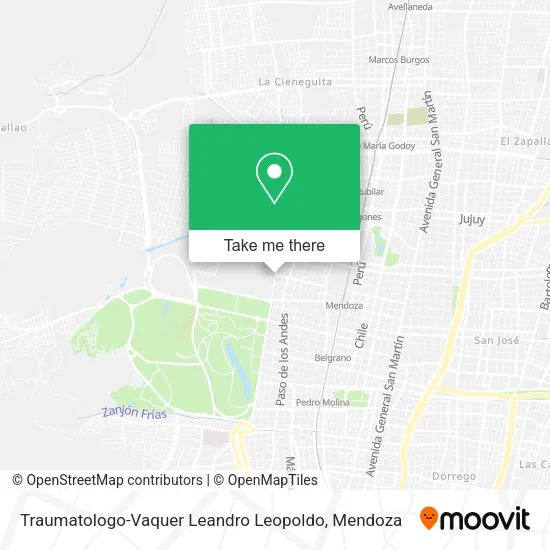 Traumatologo-Vaquer Leandro Leopoldo map