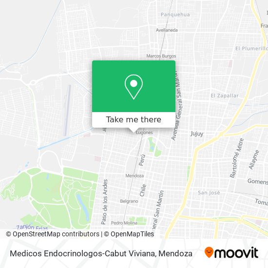 Mapa de Medicos Endocrinologos-Cabut Viviana