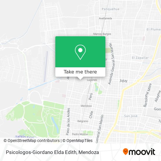 Mapa de Psicologos-Giordano Elda Edith