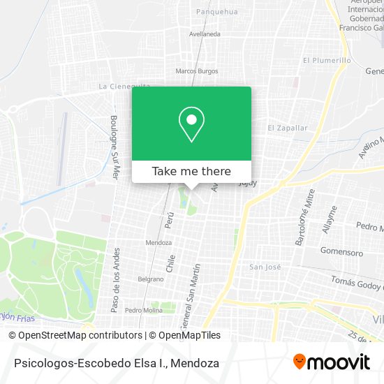 Psicologos-Escobedo Elsa I. map