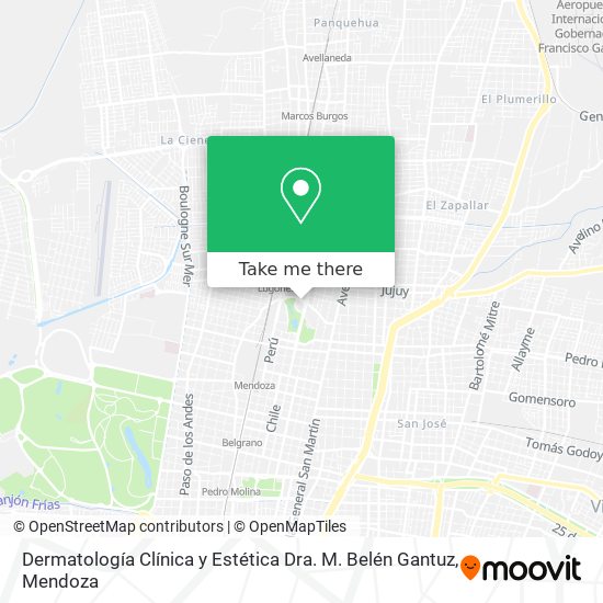 Dermatología Clínica y Estética Dra. M. Belén Gantuz map