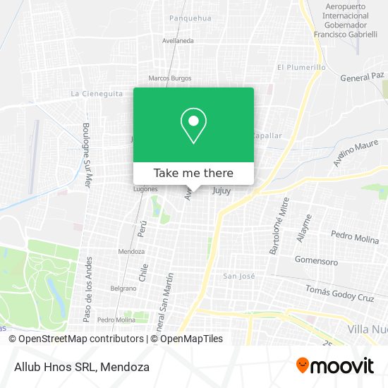Mapa de Allub Hnos SRL