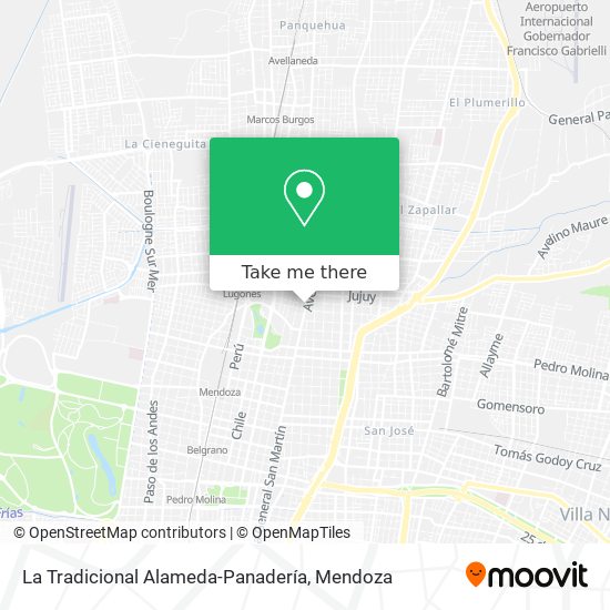 La Tradicional Alameda-Panadería map