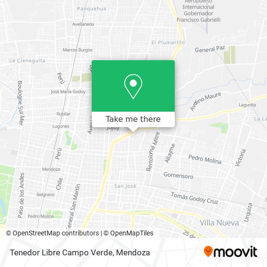 Tenedor Libre Campo Verde map