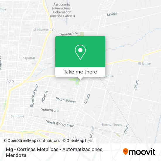 Mapa de Mg - Cortinas Metalicas - Automatizaciones