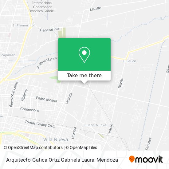 Arquitecto-Gatica Ortiz Gabriela Laura map