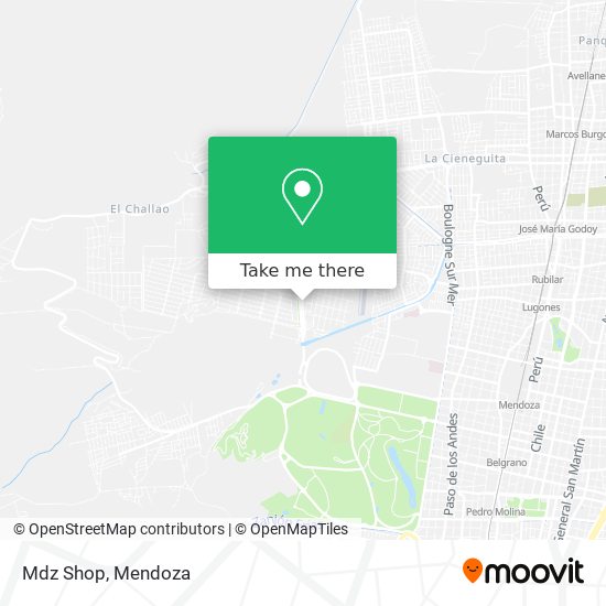 Mdz Shop map