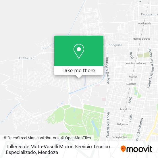Talleres de Moto-Vaselli Motos Servicio Tecnico Especializado map