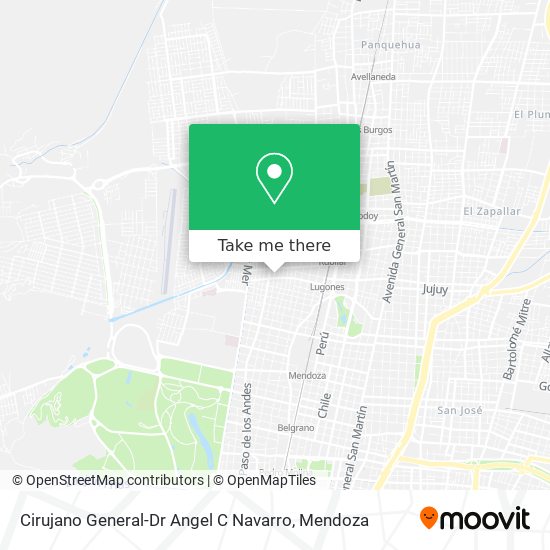 Mapa de Cirujano General-Dr Angel C Navarro