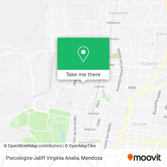 Psicologos-Jaliff Virginia Analia map