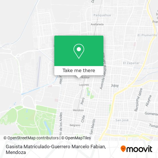 Mapa de Gasista Matriculado-Guerrero Marcelo Fabian