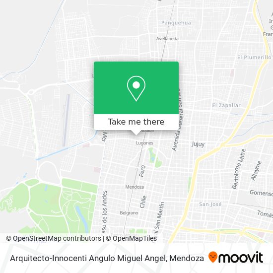 Mapa de Arquitecto-Innocenti Angulo Miguel Angel