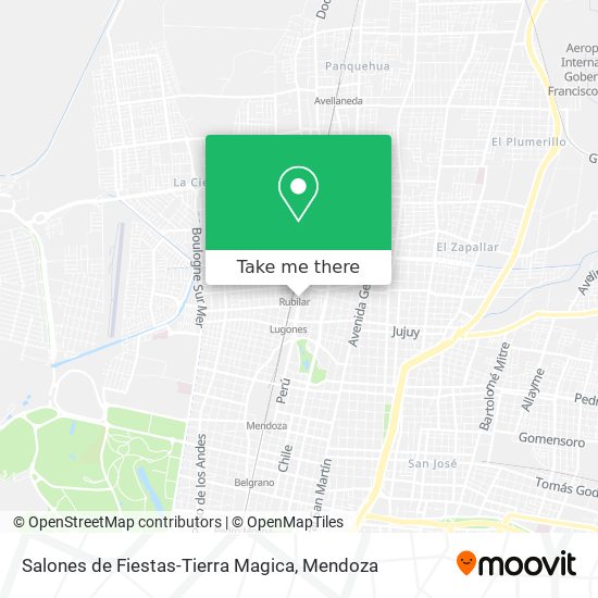 Salones de Fiestas-Tierra Magica map