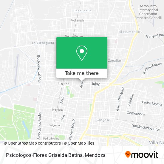 Psicologos-Flores Griselda Betina map