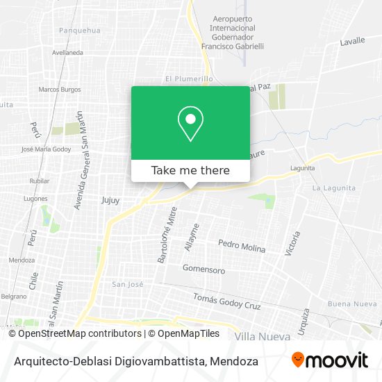 Arquitecto-Deblasi Digiovambattista map