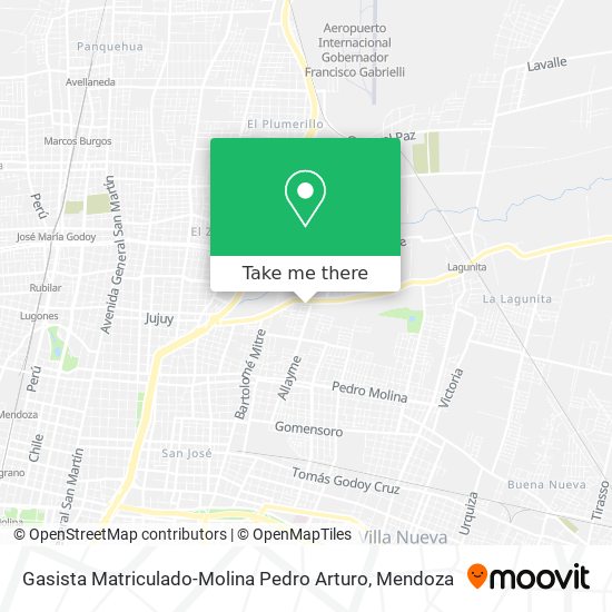Gasista Matriculado-Molina Pedro Arturo map