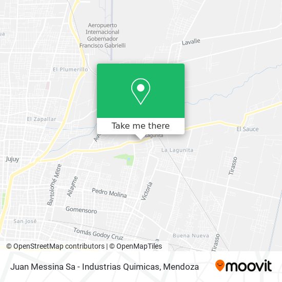 Mapa de Juan Messina Sa - Industrias Quimicas