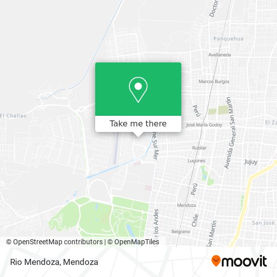 Mapa de Rio Mendoza