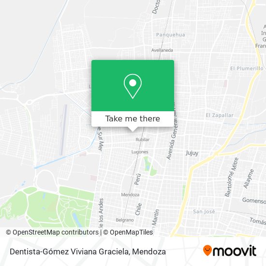 Dentista-Gómez Viviana Graciela map