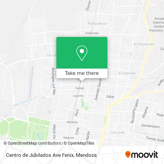Centro de Jubilados Ave Fenix map