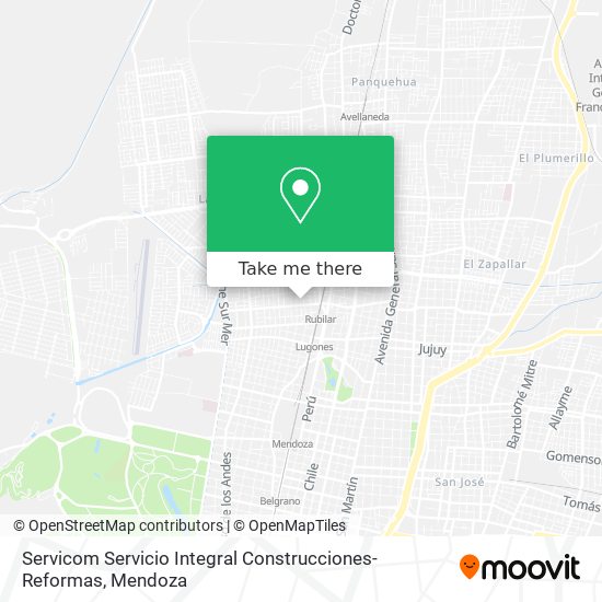 Servicom Servicio Integral Construcciones-Reformas map